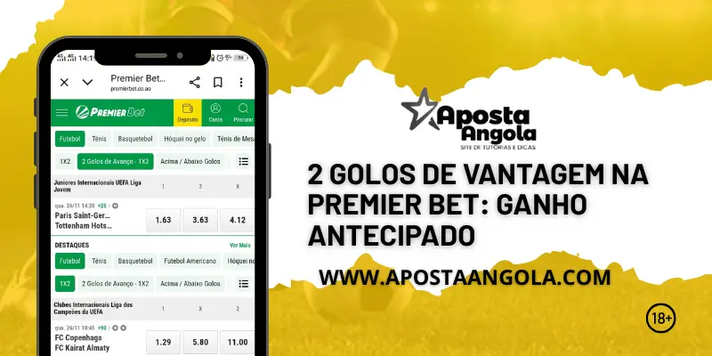 2 GOLOS DE VANTAGEM NA PREMIER BET GANHO ANTECIPADO