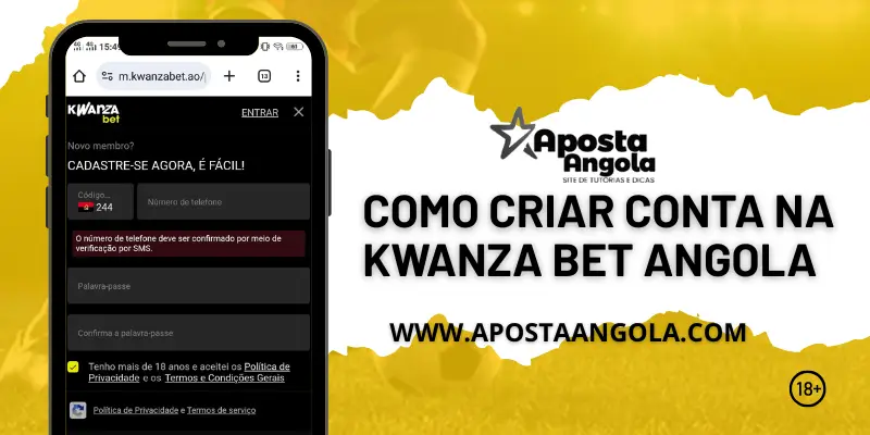 COMO CRIAR CONTA NA KWANZA BET ANGOLA