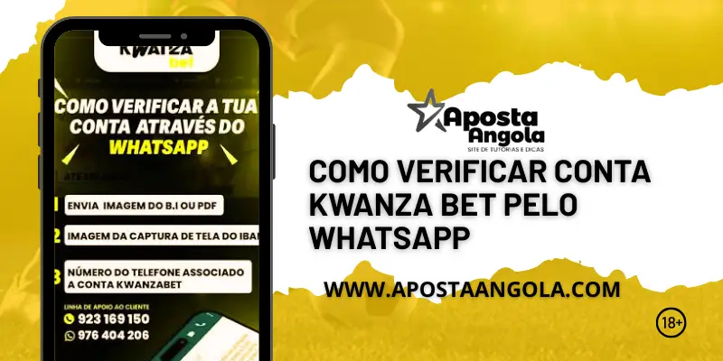 COMO VERIFICAR CONTA KWANZA BET PELO WHATSAPP