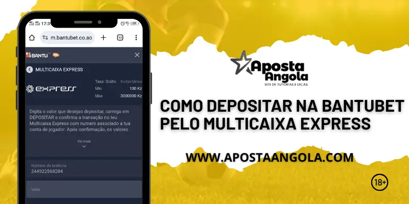 Como depositar na BantuBet pelo Multicaixa Express