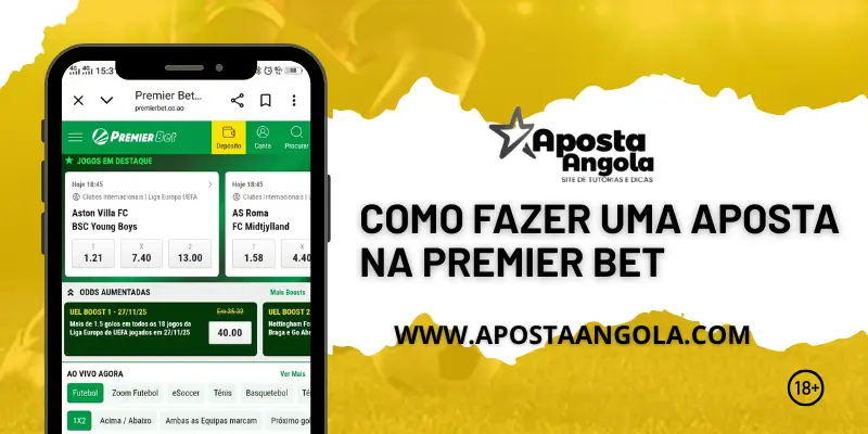 Como fazer uma aposta na Premier Bet